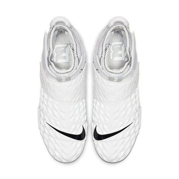 NEW Nike Force Savage Elite 2 White Football Cleats AH3999-100 Men’s Size 7.5 main image 4